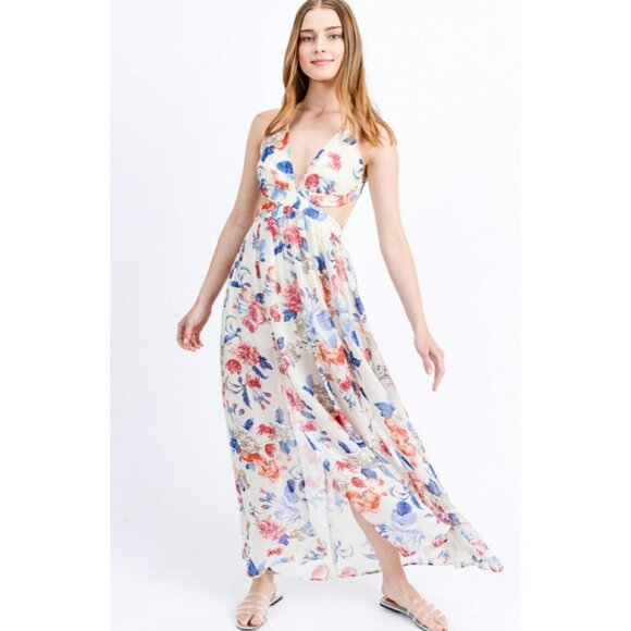 MAXI DRESS // FLORAL // LOVE TREE - Picture 1 of 5